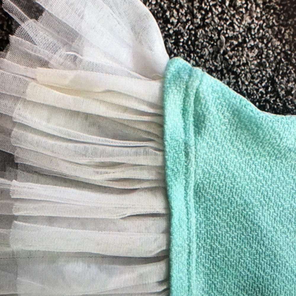 Aqua tutu hem casual dress - Picture 3 of 7